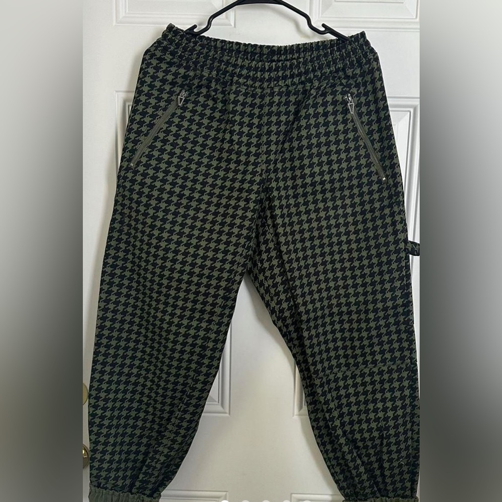 adidas x IVY PARK Green & Black Denim Track Pants